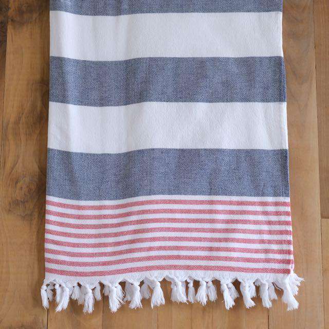 Multi-Color Terry-back Turkish - Bath Towel The Cozy Throw 